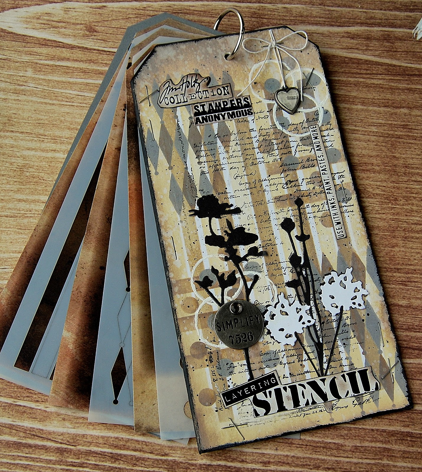 Kath's Blogdiary of the everyday life of a crafter: Who Knew Stencils  Could Be So Much Fun